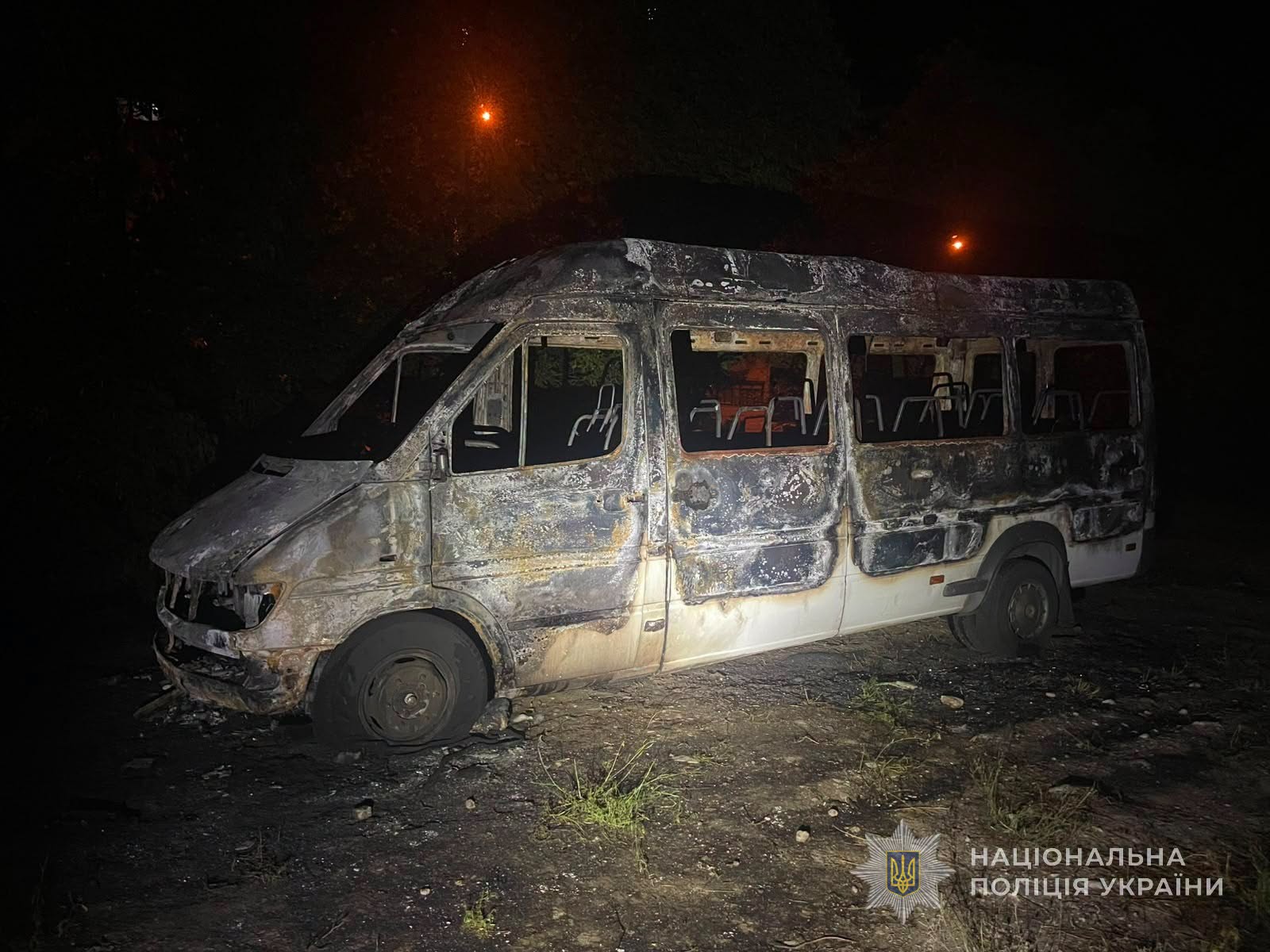 У Запоріжжі підпалив маршрутку