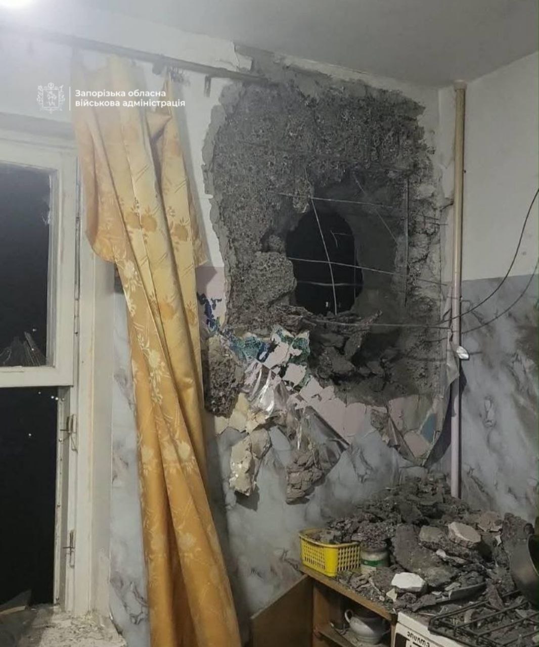Ворог атакував Запоріжжя - поранено жінку