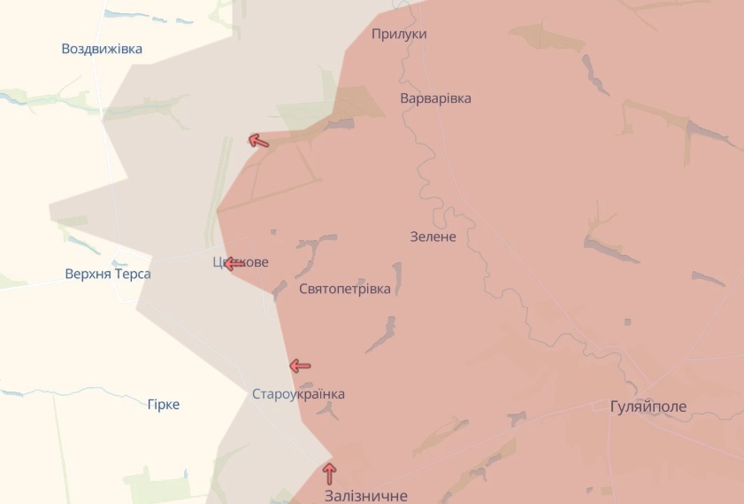 Просування москалів біля Цвіткового на Гуляйпільському напрямку