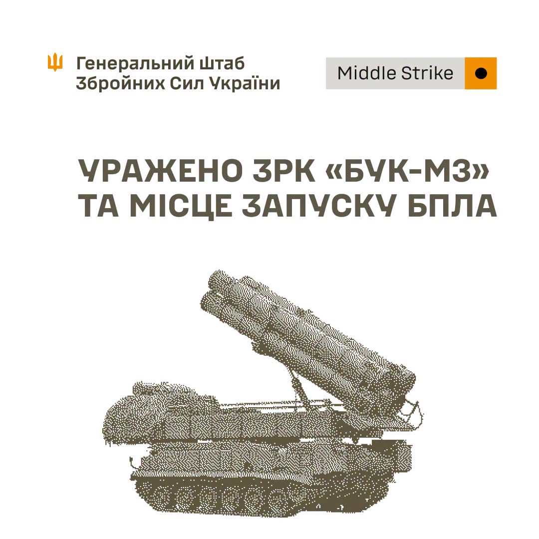 Уражено Бук-М3