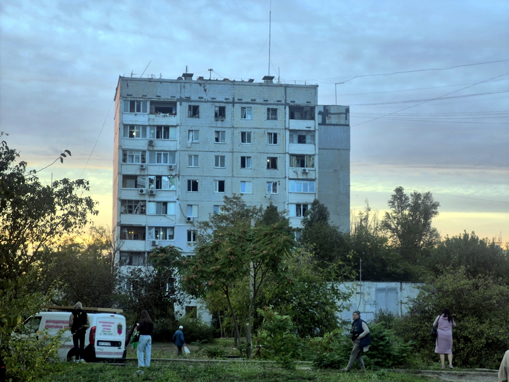 Вибухом вибиті вікна 10-поверхівки