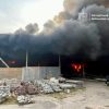 Російські дрони атакували Запоріжжя – горять заправка та склад